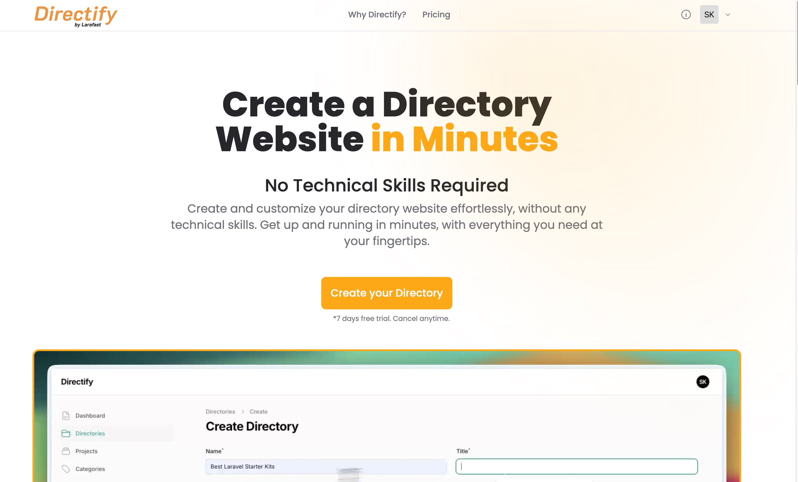 Directify - No-Code Directory Website Builder